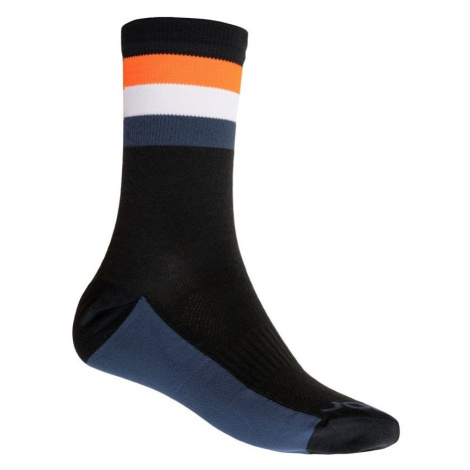 Sensor Summer Stripe Letní ponožky Černá/oranžová
