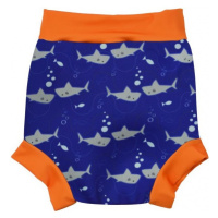 Kojenecké plavky splash about happy nappy shark orange