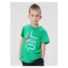 Loap BOODAN Chlapecké triko, zelená, velikost