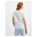 Bílé dámské bavlněné tričko s logem GAP