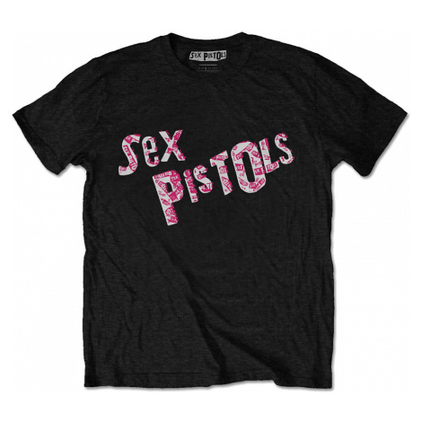 Sex Pistols tričko, Multi Logo, pánské RockOff