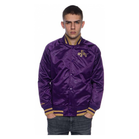 Mitchell & Ness Jacket Toronto Raptors purple/gold CNY Satin Jacket