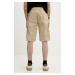 Kraťasy Fjallraven Ruaha Shorts pánské, béžová barva, F81188