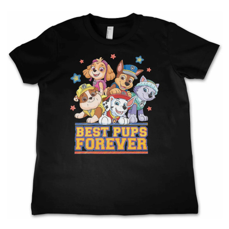 Paw Patrol tričko, Best Pups Forever Kids Black, dětské HYBRIS