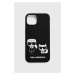 Obal na telefon Karl Lagerfeld iPhone 14 6,1" černá barva