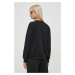 Mikina Calvin Klein Jeans dámská, černá barva, s aplikací, J20J222548
