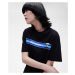 Tričko karl lagerfeld unisex ikonik logo t-shirt černá