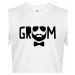 Pánské tričko pro ženicha Groom - ideální tričko na rozlučku