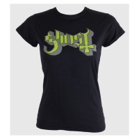 Tričko metal dámské Ghost - Keyline Logo - ROCK OFF - GHOTEE02LSB