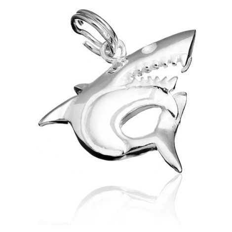 Stříbrný přívěsek 925 - dravý žralok Šperky eshop