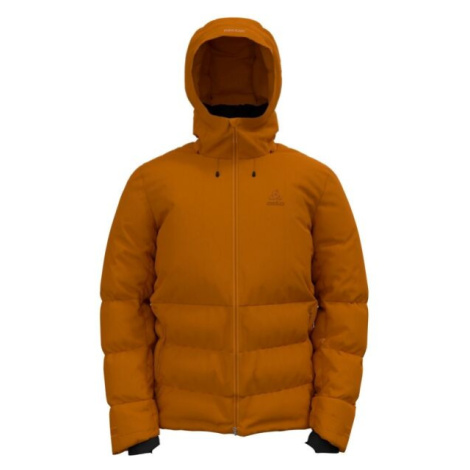 Odlo SKI COCOON S-THERMIC Pánská lyžařská bunda, hnědá, velikost