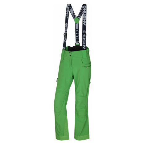 Husky Galti L, zelená Dámské lyžařské kalhoty