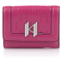 Peněženka karl lagerfeld k/saddle chain md tri-fold wt fuchsia3