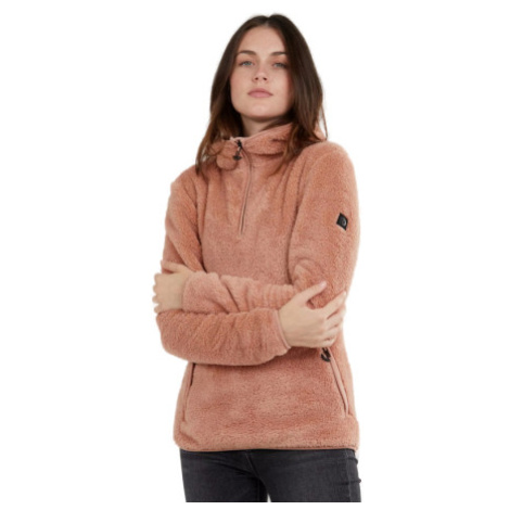 Dámská mikina se zipem FUNDANGO Olivia Pile Jacket-385-mauve