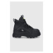 Sneakers boty Buffalo ASPHA NC MID černá barva, na platformě