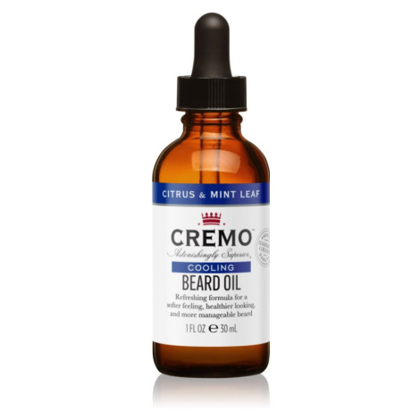 Cremo Cooling Beard Oil Citrus & Mint Leaf olej na vousy 30 ml
