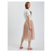 Světle růžová dámská plisovaná sukně ORSAY