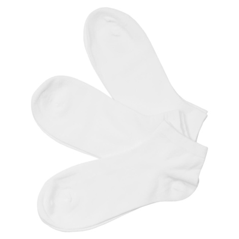 Pánské kotníčkové ponožky bavlněné CM110A- 3 páry bílá PESAIL