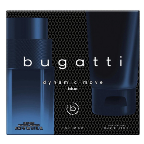 Bugatti Dynamic Move Blue - EDT 100 ml + sprchový gel 200 ml