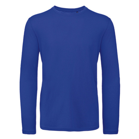B&amp;C Pánské tričko s dlouhým rukávem TM070 Cobalt Blue B&C