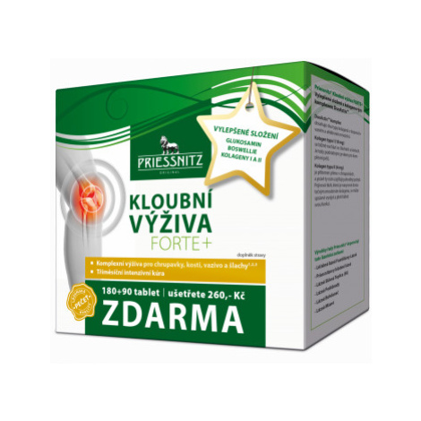 Simply You Priessnitz kloubní výživa Forte + kolageny 180 tablet + 90 tablet ZDARMA