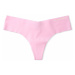Victorias Secret růžová bezešvá tanga No-show Thong Panty