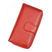 Stylová dámská kožená peněženka Bave, červená