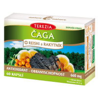 TEREZIA Čaga+Reishi a Rakytník 60 kapslí