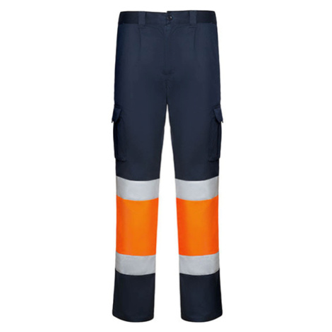 Roly Reflexní pracovní kalhoty HV9312 Navy Blue 55