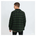 Urban Classics Padded Check Flannel Shirt Green / Black