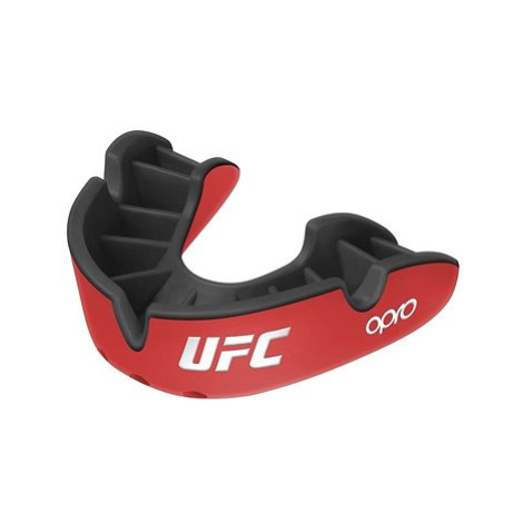 OPRO Silver UFC, červená/černá