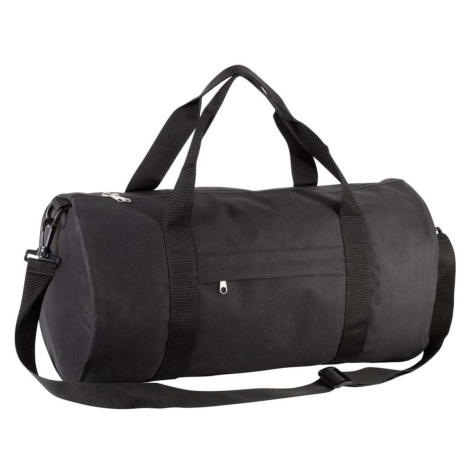 Cestovní taška s ramenním popruhem Tubular – černá / černá