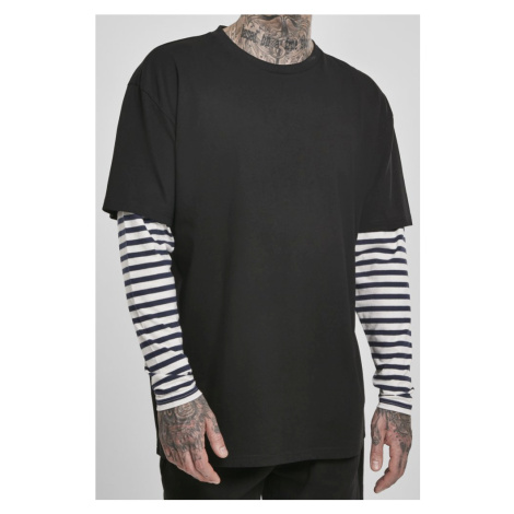 Oversized Double Layer Striped LS Tee Urban Classics
