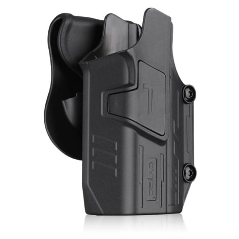Univerzální pouzdro pistol/svítilna Mega-Fit Cytac®, snížená platforma – pravá strana, Černá