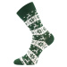 Lonka Elfi Unisex ponožky s vánočním motivem BM000002822200100638 zelená