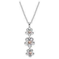 Hot Diamonds Stříbrný květinový náhrdelník Forget me not DP748