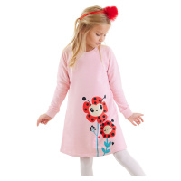 Denokids Ladybug Flowers Girl's Dress