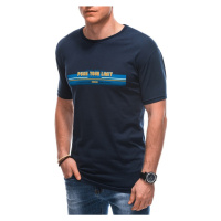 Deoti Pánské tričko s potiskem Briarmuse navy Tmavě modrá