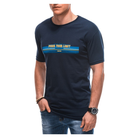 Deoti Pánské tričko s potiskem Briarmuse navy Tmavě modrá
