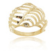 Dámský prsten ze žlutého zlata PR0520F + DÁREK ZDARMA