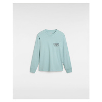 VANS Kids Full Patch Long Sleeve T-shirt Boys Blue, Size