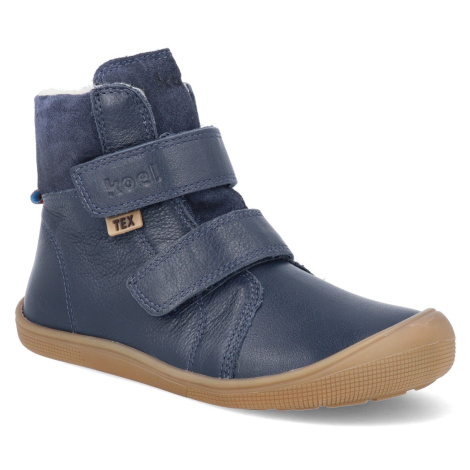 Barefoot dětské zimní boty Koel - Emil Napa Tex wool modré Koel4kids