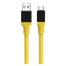 Kabel Fat Man Cable Tactical®, USB-A/USB-C – Žlutá