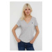 Bavlněné tričko Polo Ralph Lauren šedá barva, 211902403