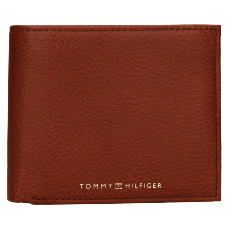 Pánská kožená peněženka Tommy Hilfiger Lenet - koňak
