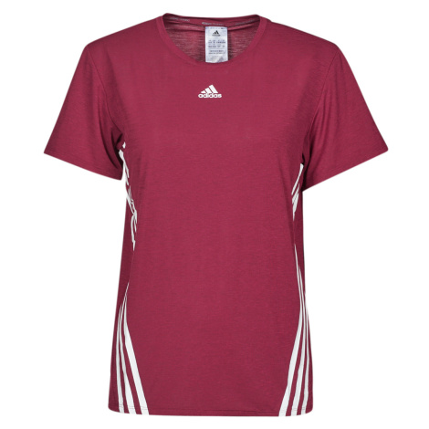 Adidas TRAIN WTR ICNS 3 Stripes T-SHIRT Bordó