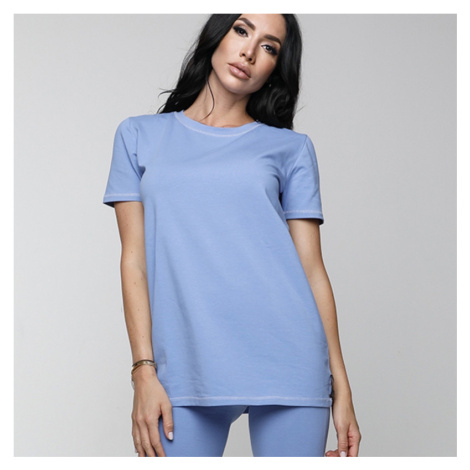 NDN - Výprodej dámské bavlněné tričko AYLIN (modrá) - NDN Sport