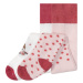 lupilu® Dívčí punčochové kalhoty s BIO bavlnou (růžová/bílá)