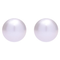 Preciosa Stříbrné náušnice pecky s pravou perlou Paolina 5307 00