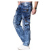 KOSMO LUPO kalhoty pánské KM060 jeans džíny kapsáče